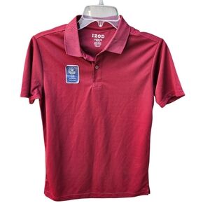 IZOD Boys Polo Shirt in Rich Red Size L